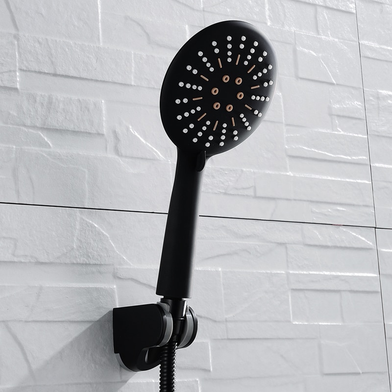 Black Shower Head 3 Functions