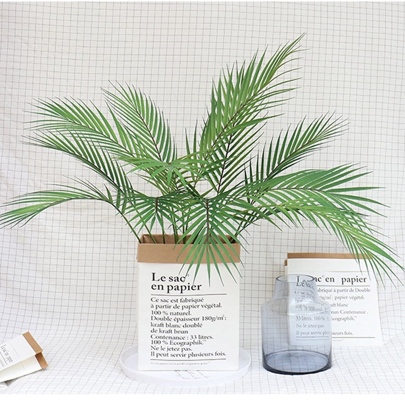 Artificial Palm Leaves Home Decor