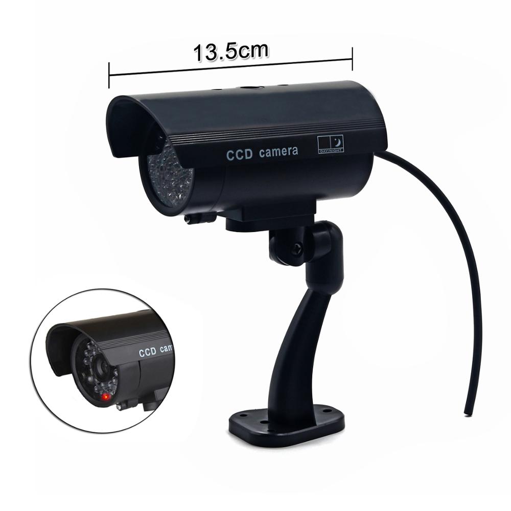 Fake CCTV Cameras with LED Light (4pcs)