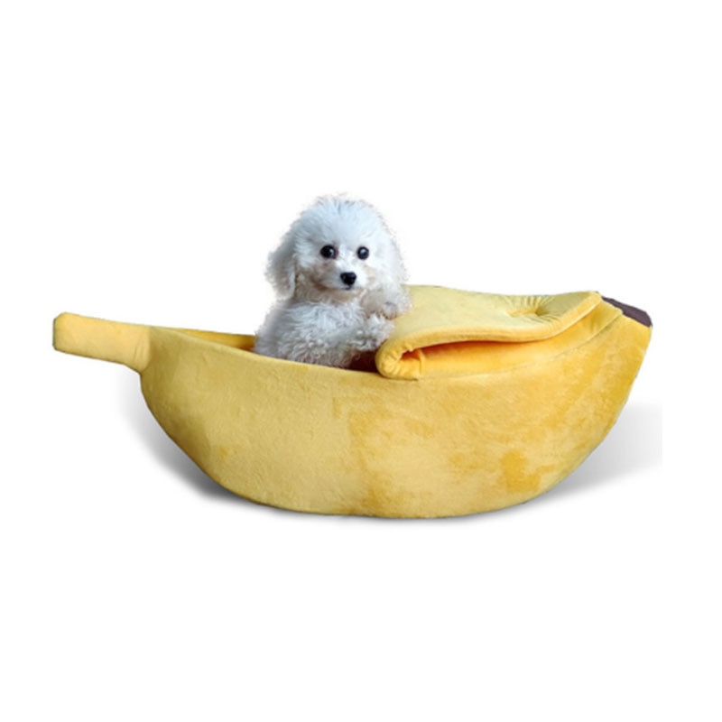 Banana Cat Bed Cozy Pet Cushion