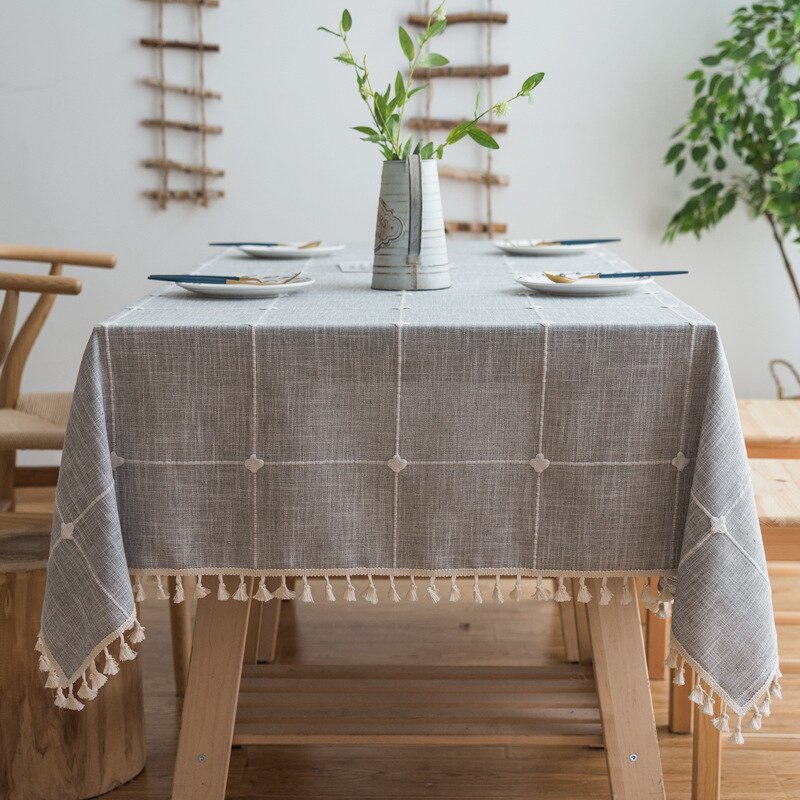 Linen Tablecloth Rectangle Square Table