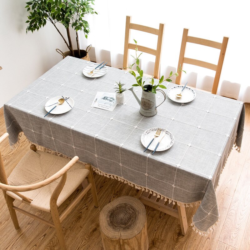 Linen Tablecloth Rectangle Square Table