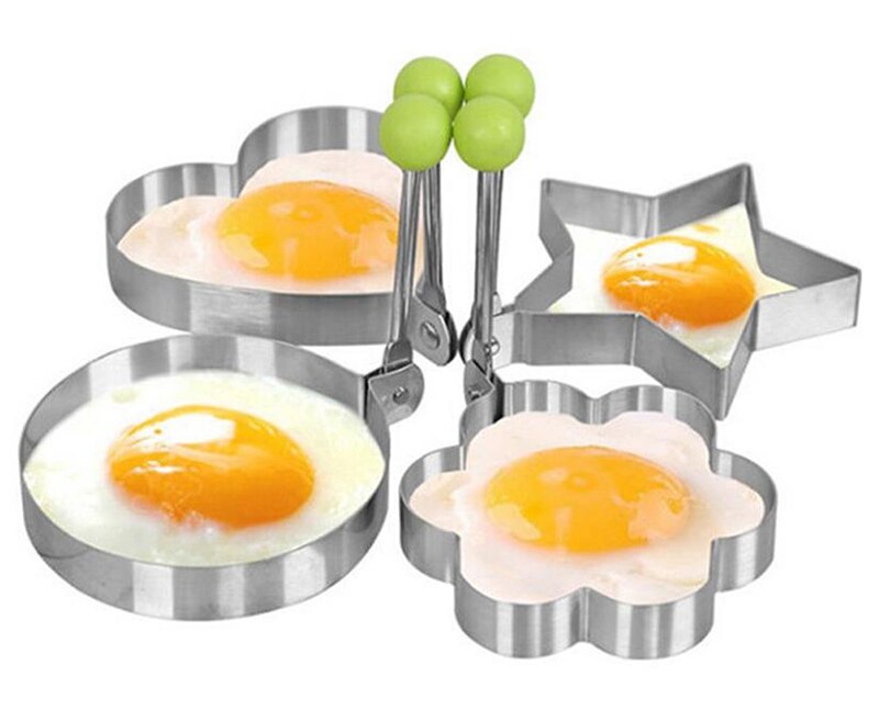 Fried Egg Mold Stainless Steel Shaper (set of 5)