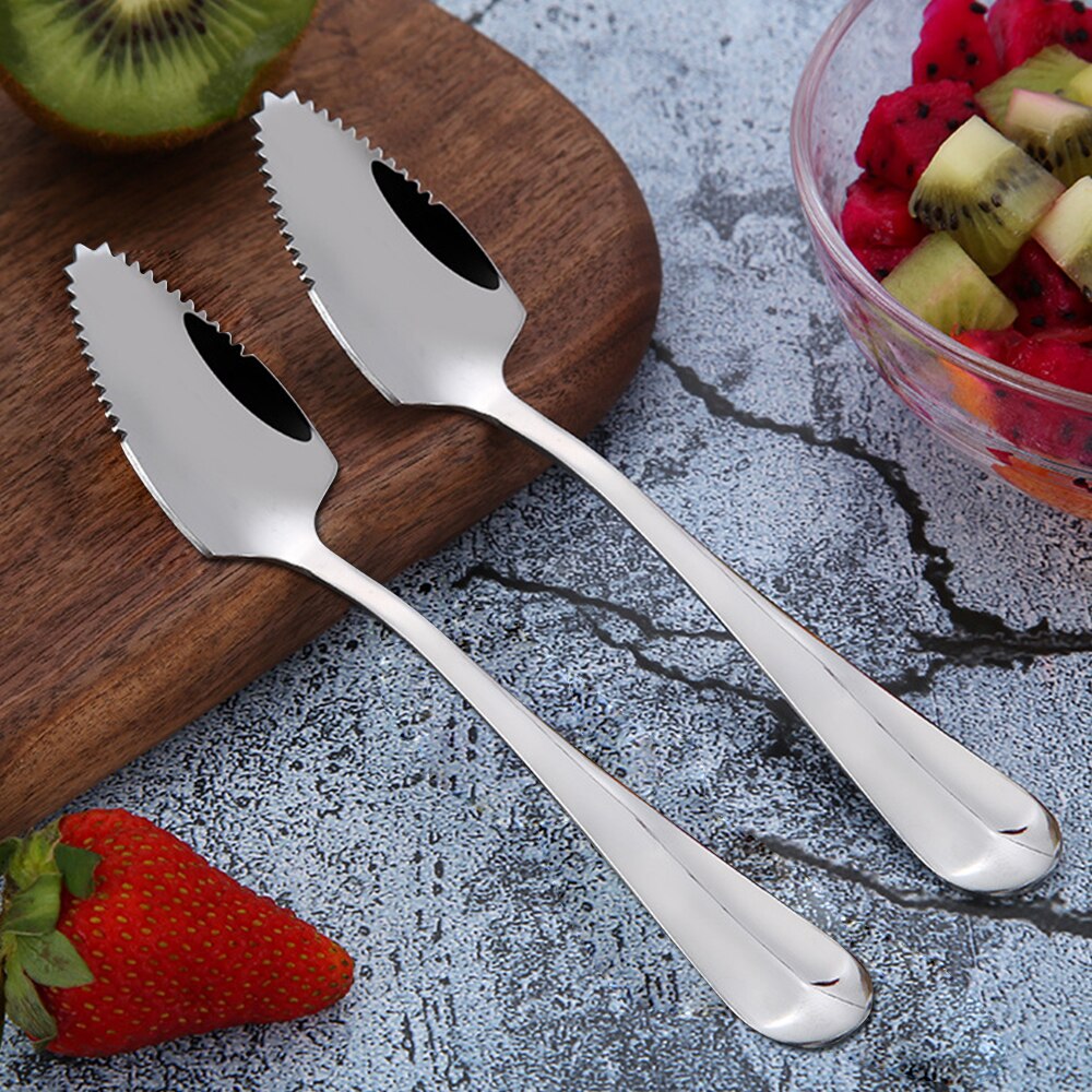 Stainless Steel Sawtooth Serrated Spoon