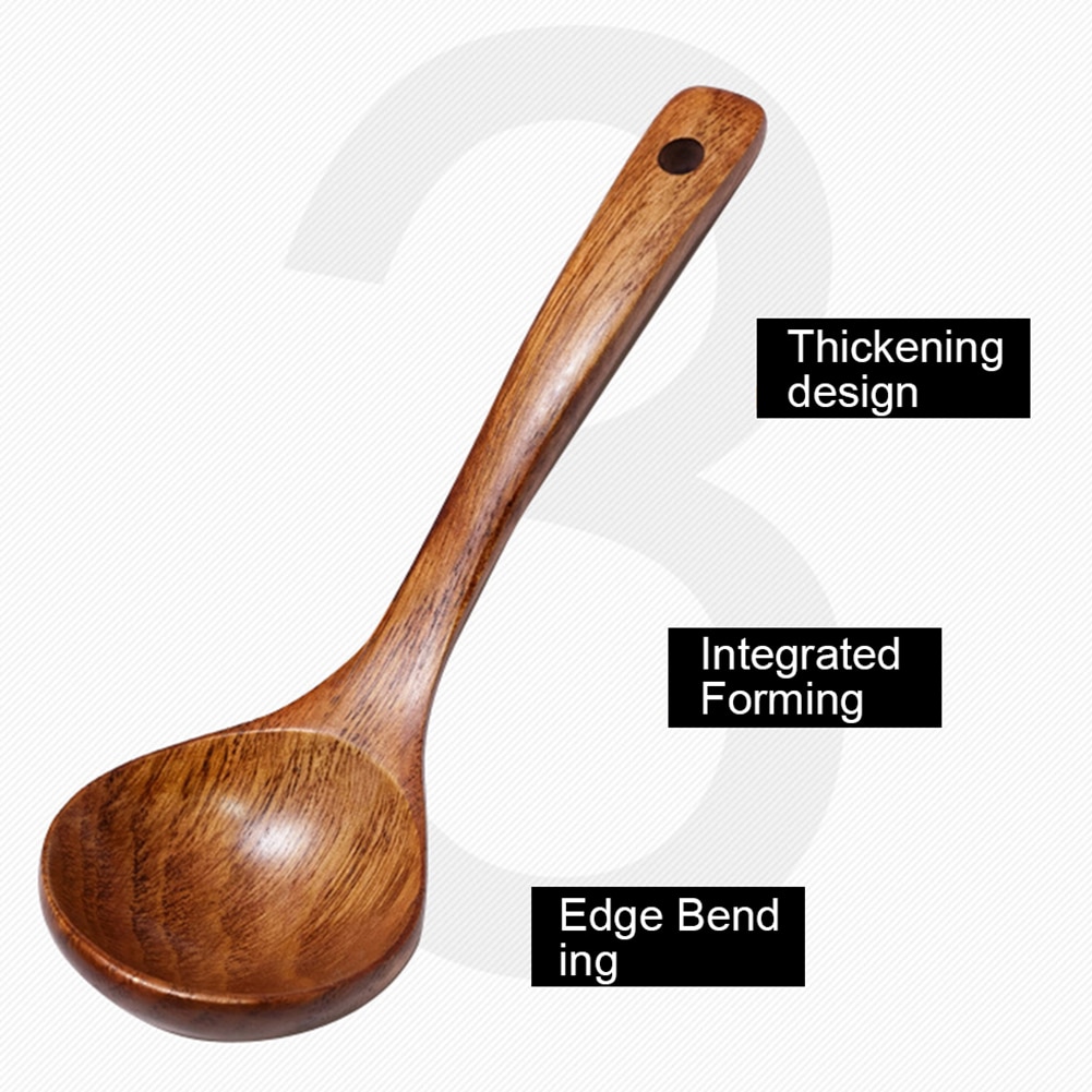 Wooden Ladle Spoon for Soup