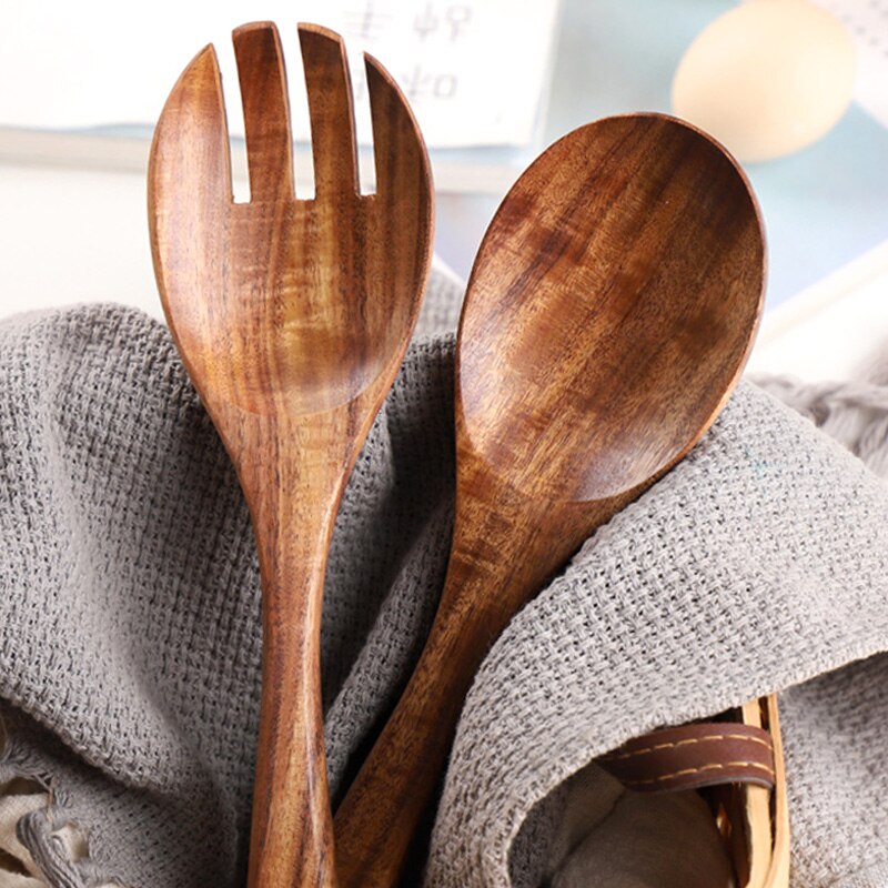 Wooden Salad Servers Set (2pcs)