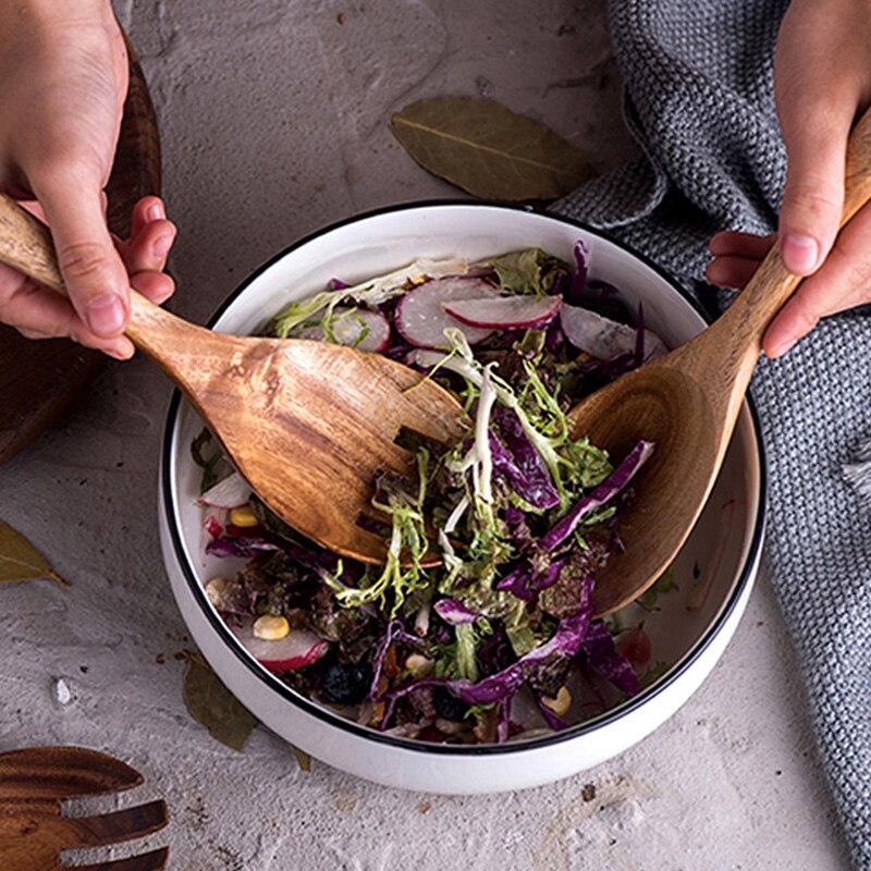 Wooden Salad Servers Set (2pcs)