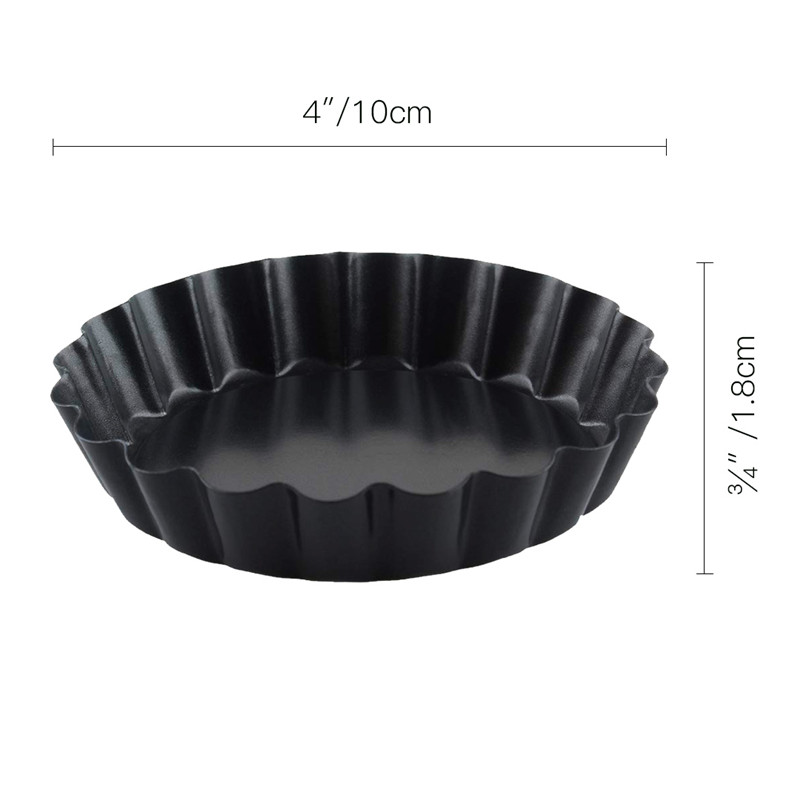 Tart Pan Metal Baking Mold (6pcs)