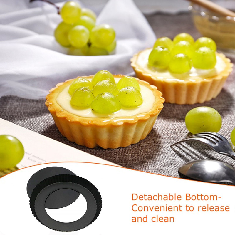 Tart Pan Metal Baking Mold (6pcs)