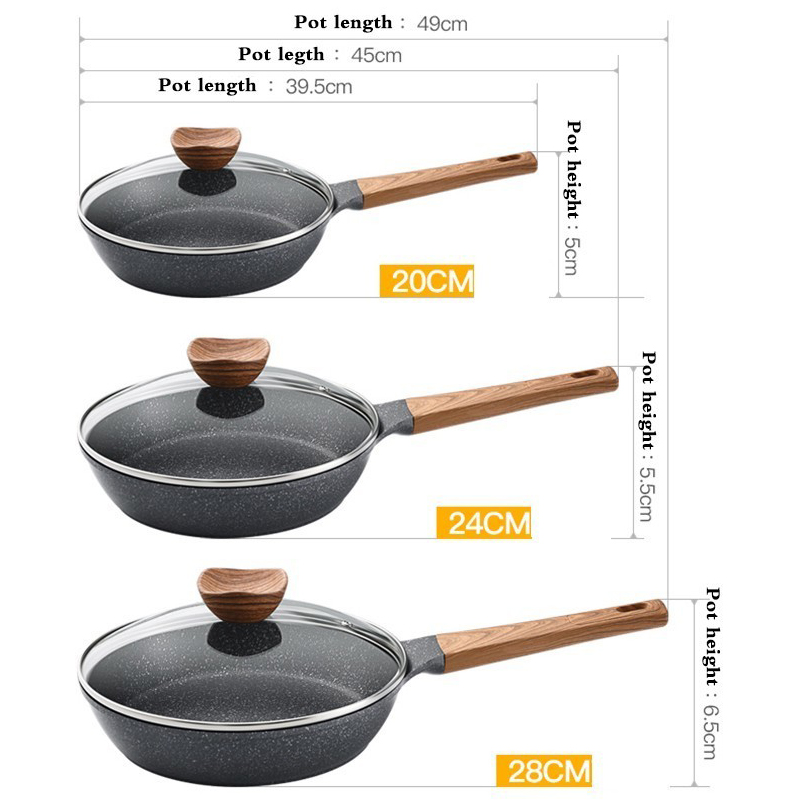 Non Stick Frying Pan with Lid