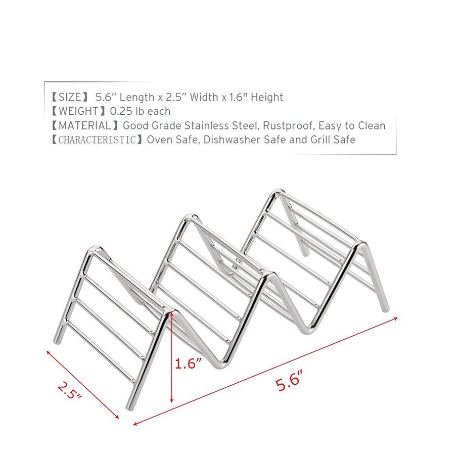 Taco Stands Stainless Steel Taco Holder