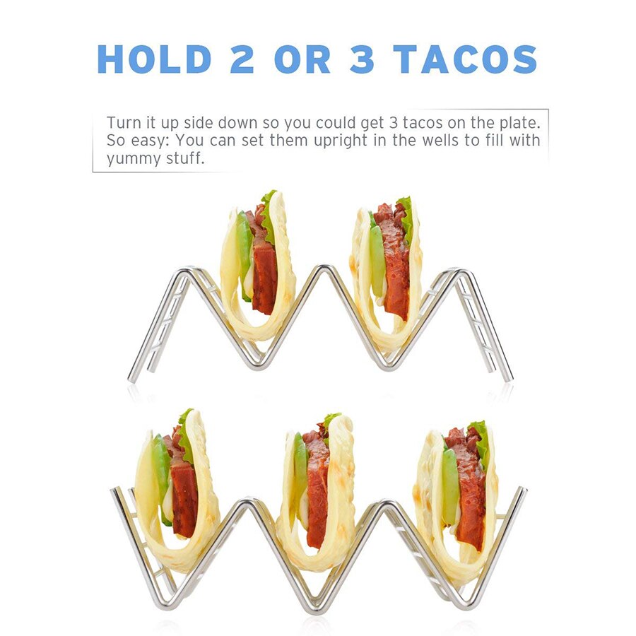 Taco Stands Stainless Steel Taco Holder