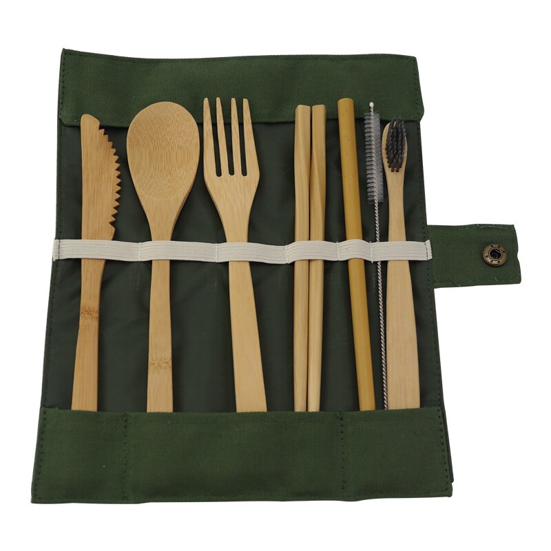 Wooden Cutlery Set Bamboo Tableware