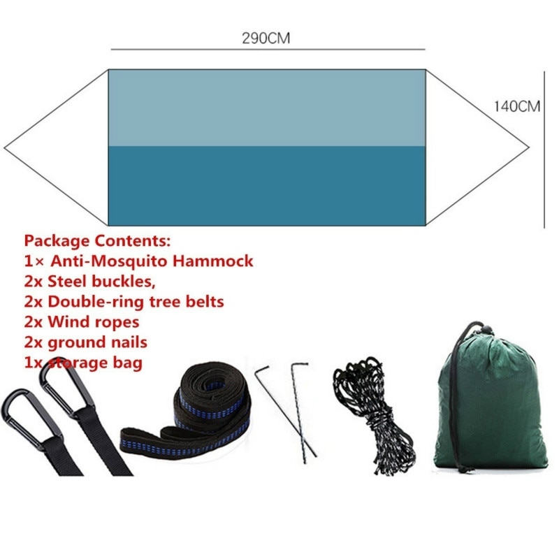 Travel Hammock with Mosquito Net Set