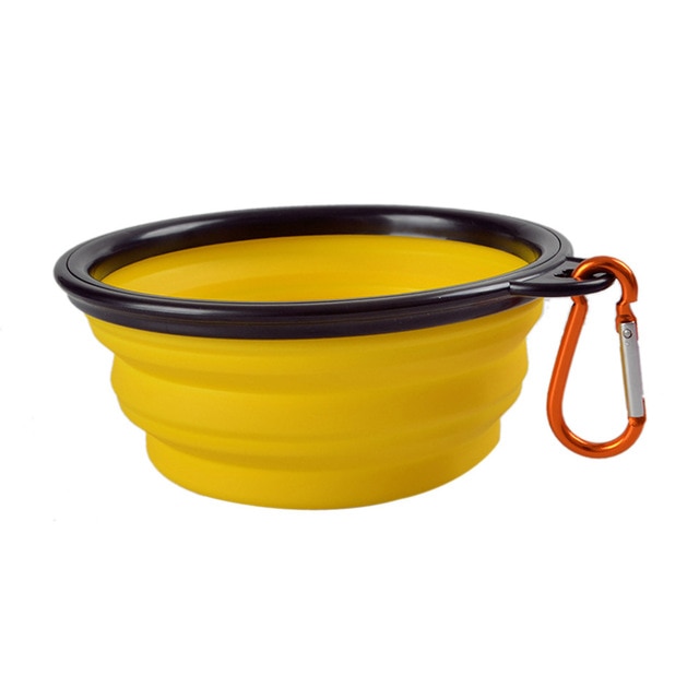 Silicone Dog Bowl Collapsible Feeder