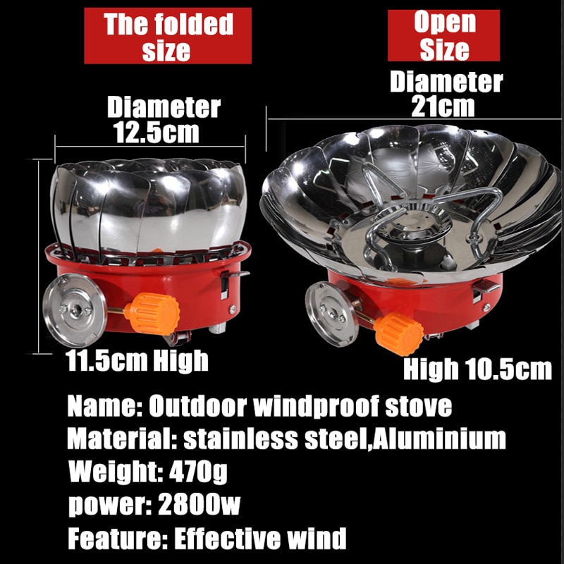 Single Burner Camp Stove