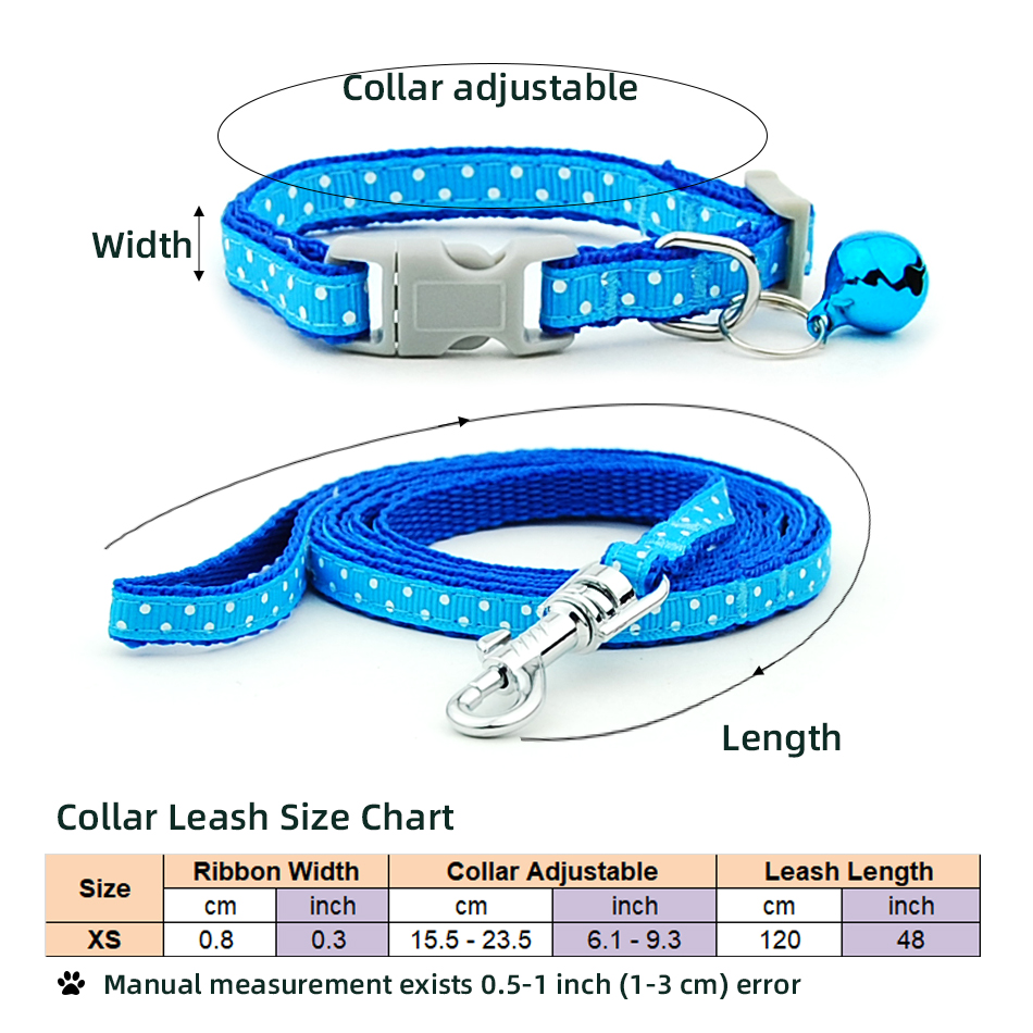 Collar and Leash for Small Pets