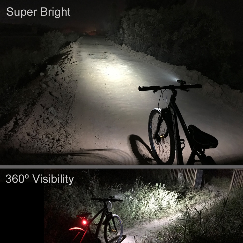 Bicycle Headlight Rechargeable Light