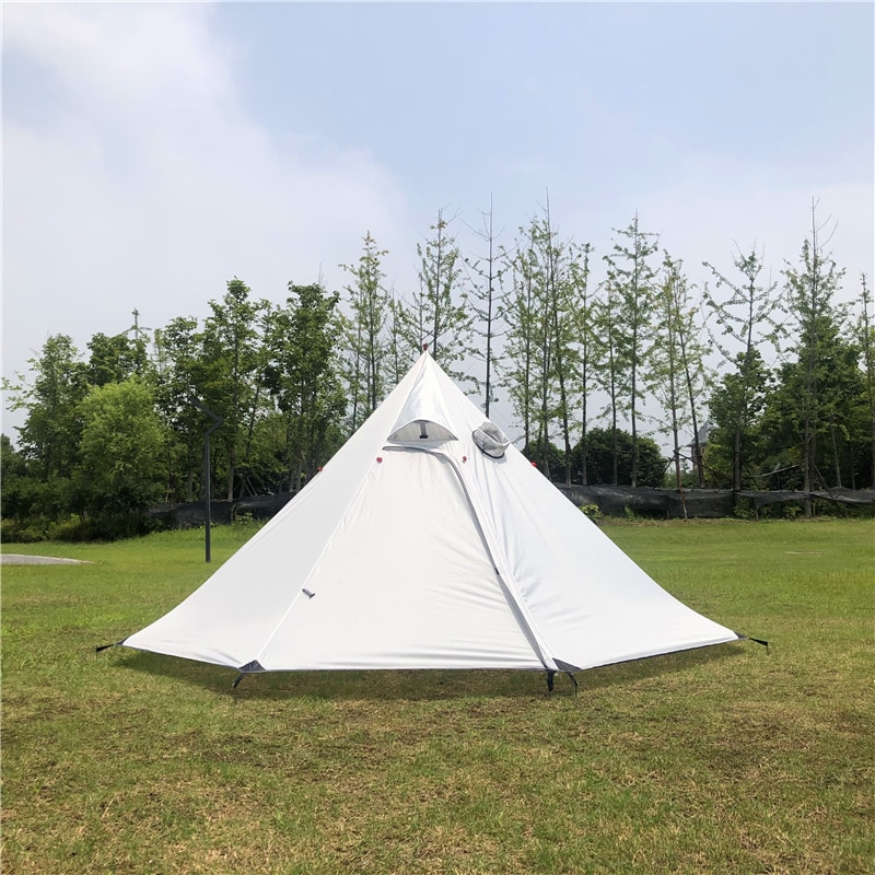 Outdoor Teepee 4-Person Camping Tent