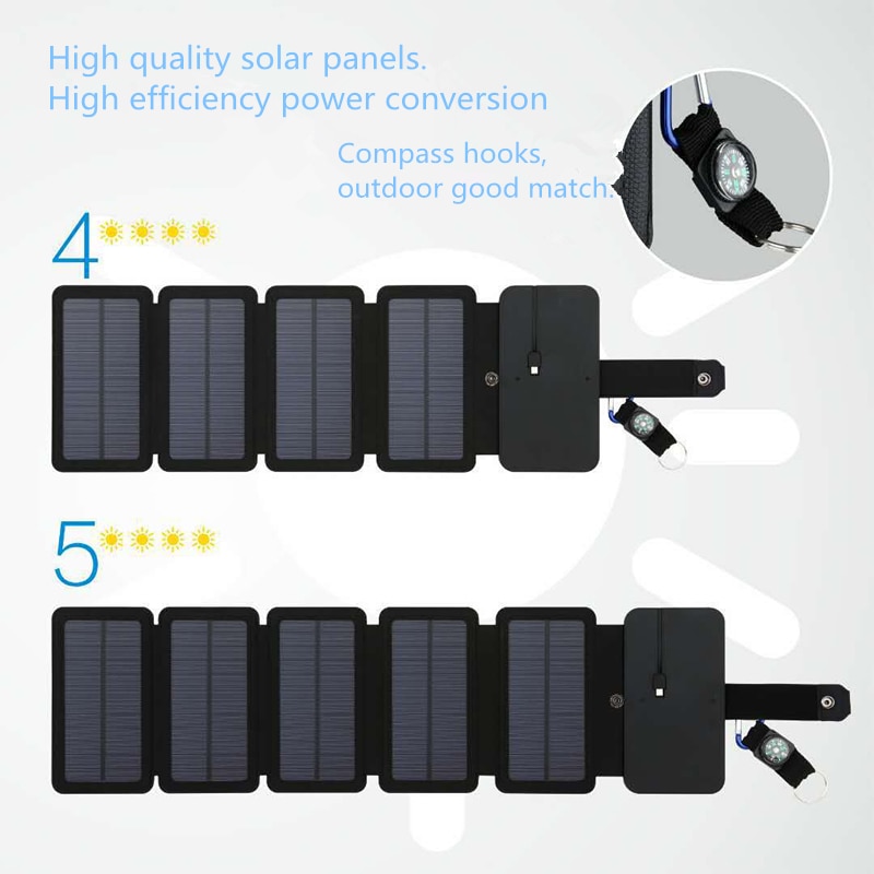 Camping Solar Charger Folding Panels