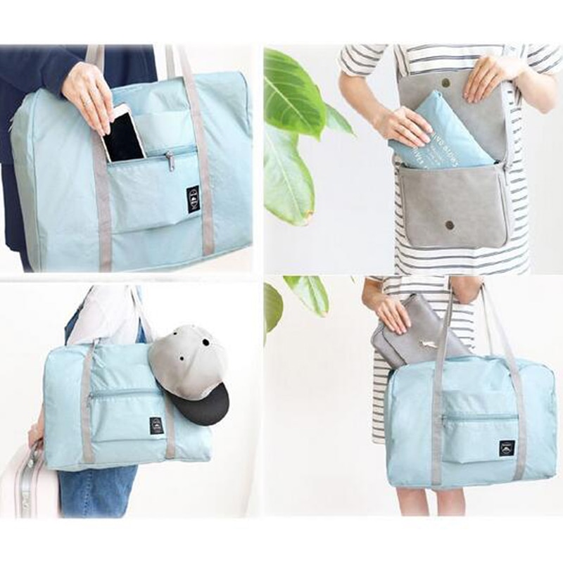 Foldable Travel Bag Nylon Luggage Bag