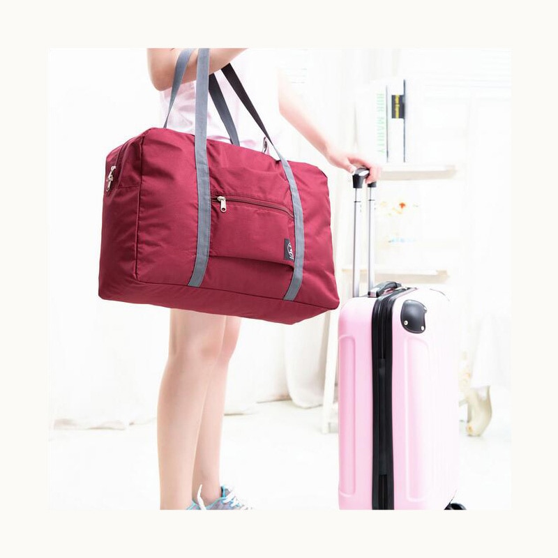 Foldable Travel Bag Nylon Luggage Bag