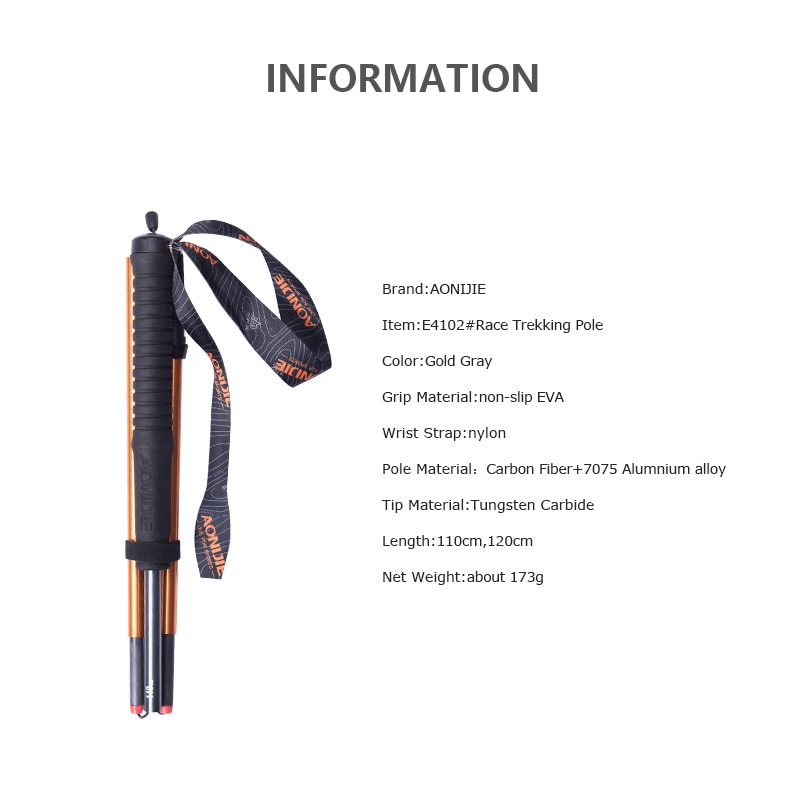 Trekking Pole Folding Walking Stick