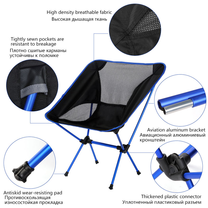 Camping Chairs Ultra Light Folding Seat