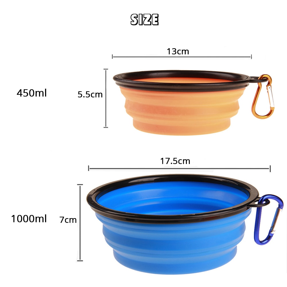 Collapsible Dog Bowl Portable Dish