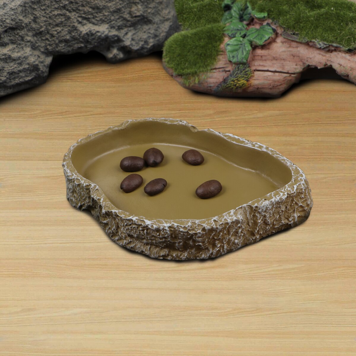 Non Slip Resin Reptile Water Bowl