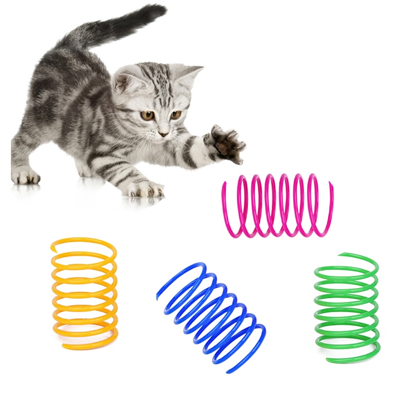 Cat Spring Toys Pet Interactive Coil (8 pcs)