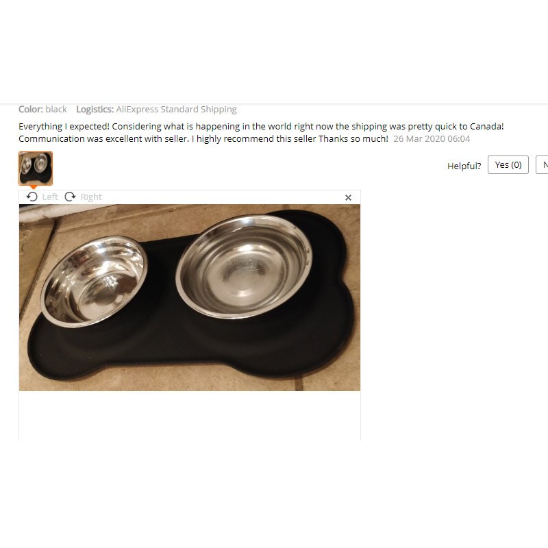 Dog Water Bowl Mat with Two Bowls