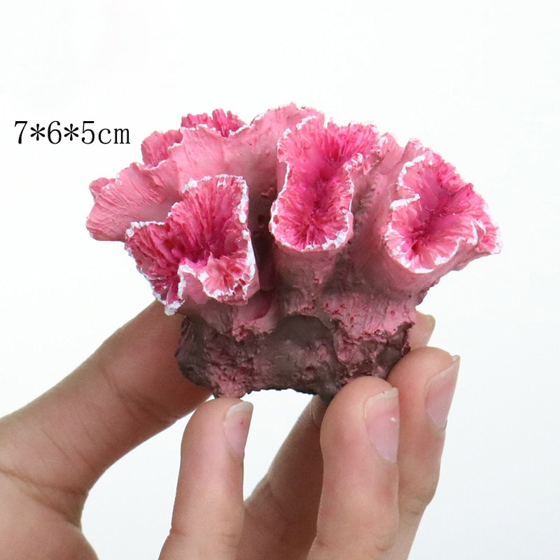 Coral Aquarium Decor Resin Ornament