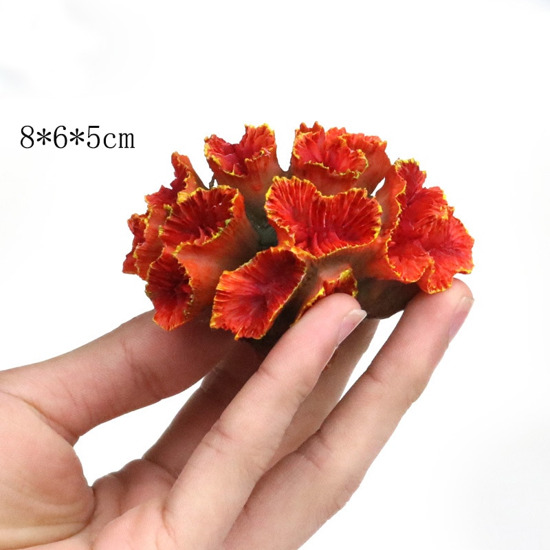 Coral Aquarium Decor Resin Ornament