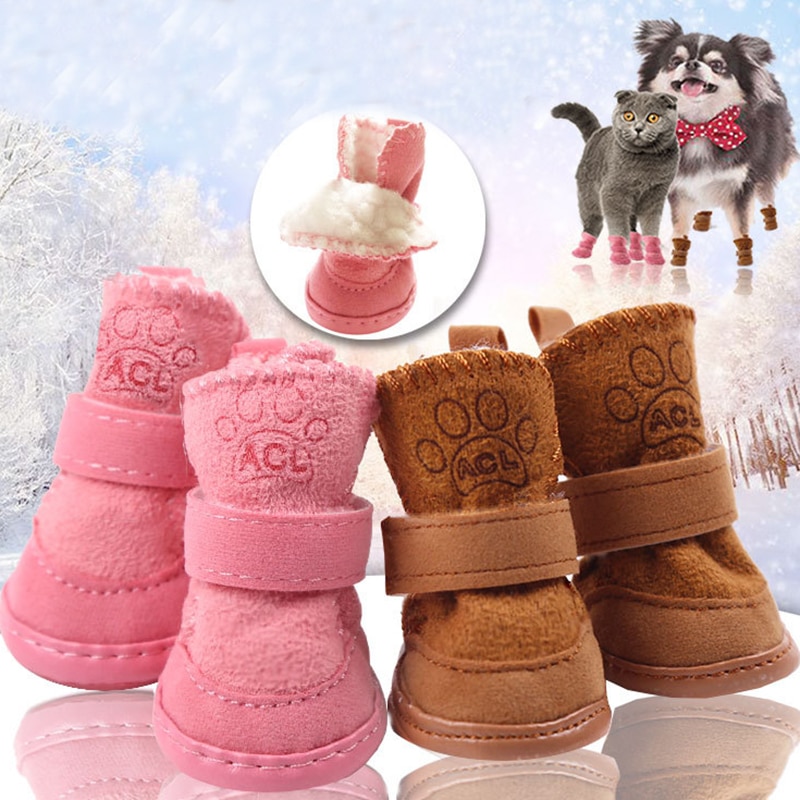 Dog Snow Boots Pet Winter Shoes