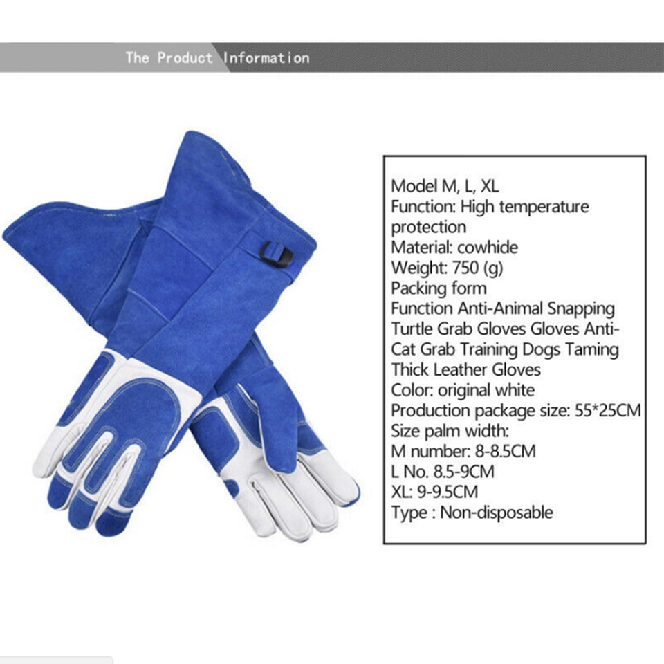 Bird Handling Gloves Training Supplies