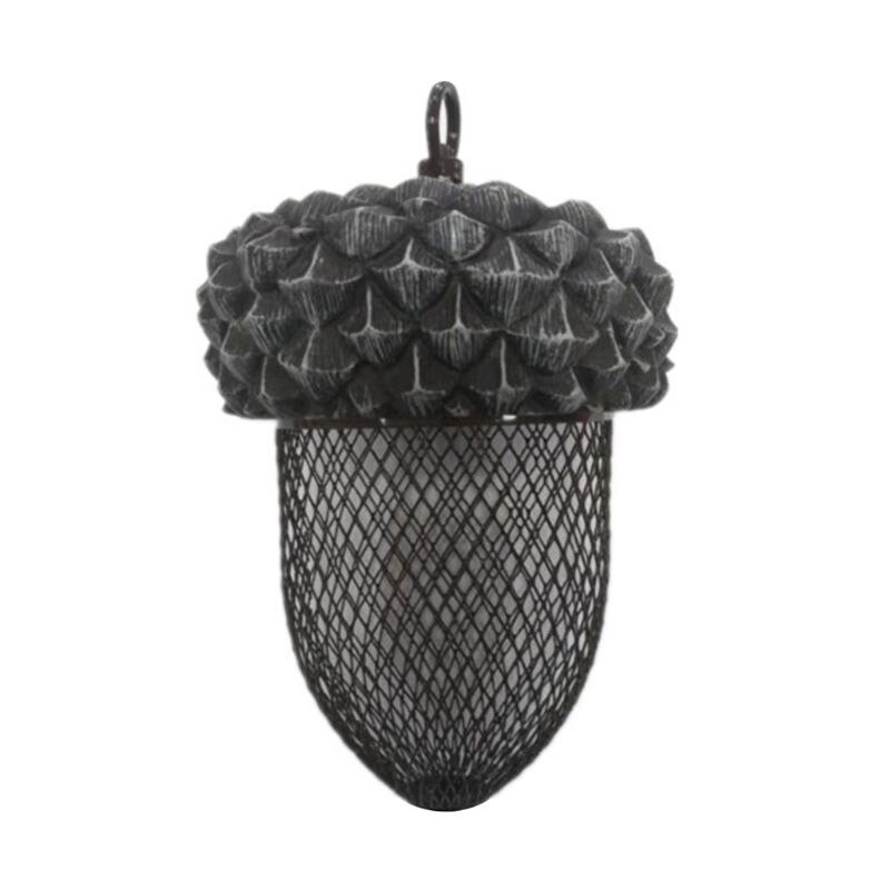 Mesh Bird Feeder Acorn-Shaped Dispenser