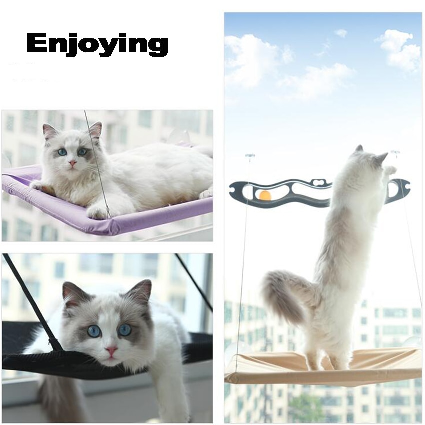 Hanging Cat Hammock Window Bed