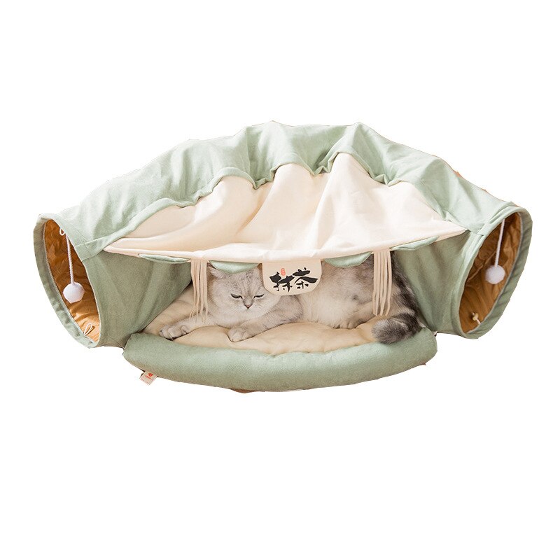 Cat Tunnel Bed Foldable Play Tunnel