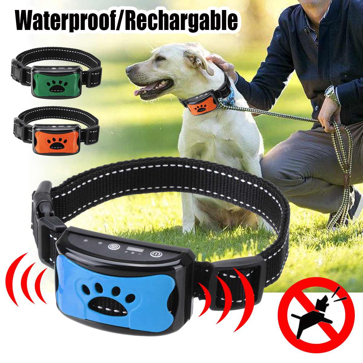 Anti Bark Dog Collar Rechargeable Collar