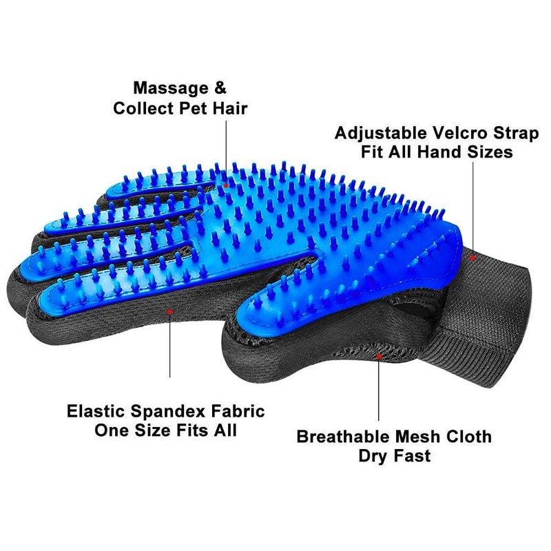 De-shedding Glove Pet Grooming Tool