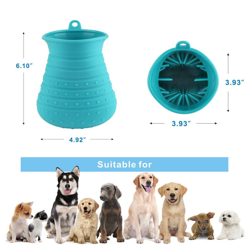 Dog Paw Cleaner Cup Dual-Purpose Cleaner