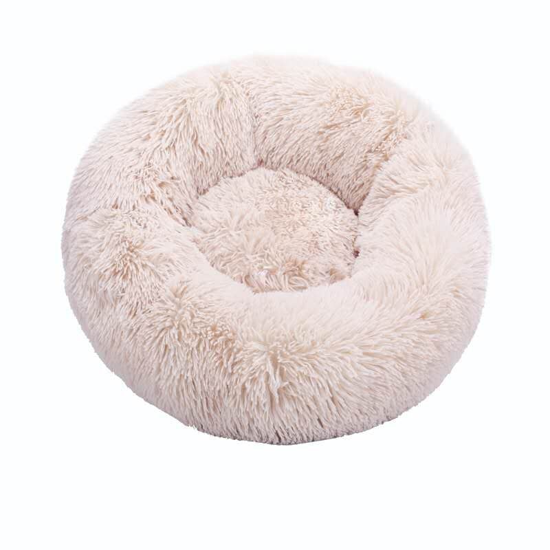 Round Pet Bed Plush Bedstead