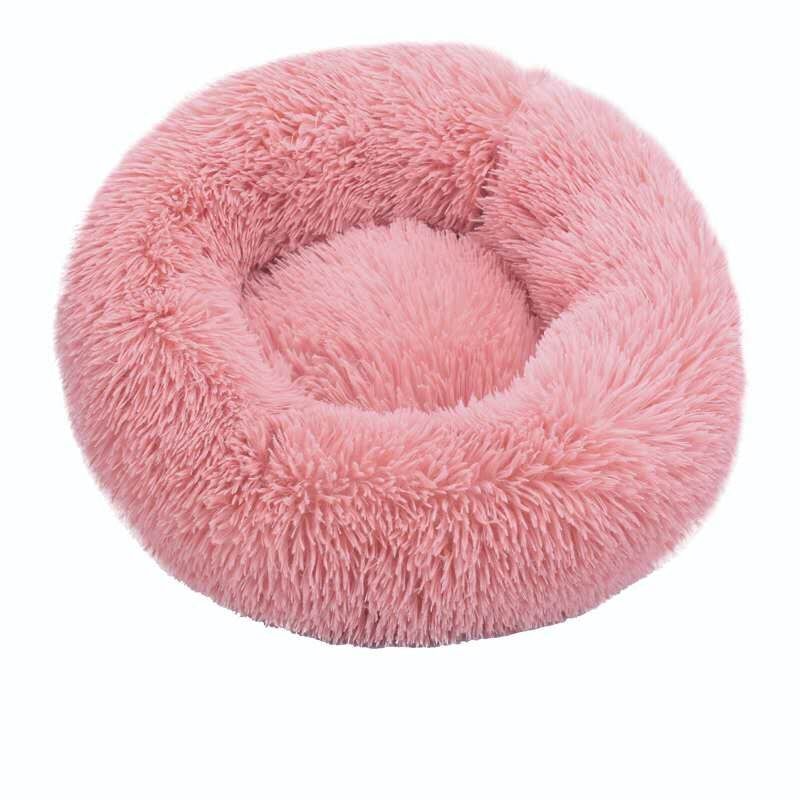 Round Pet Bed Plush Bedstead