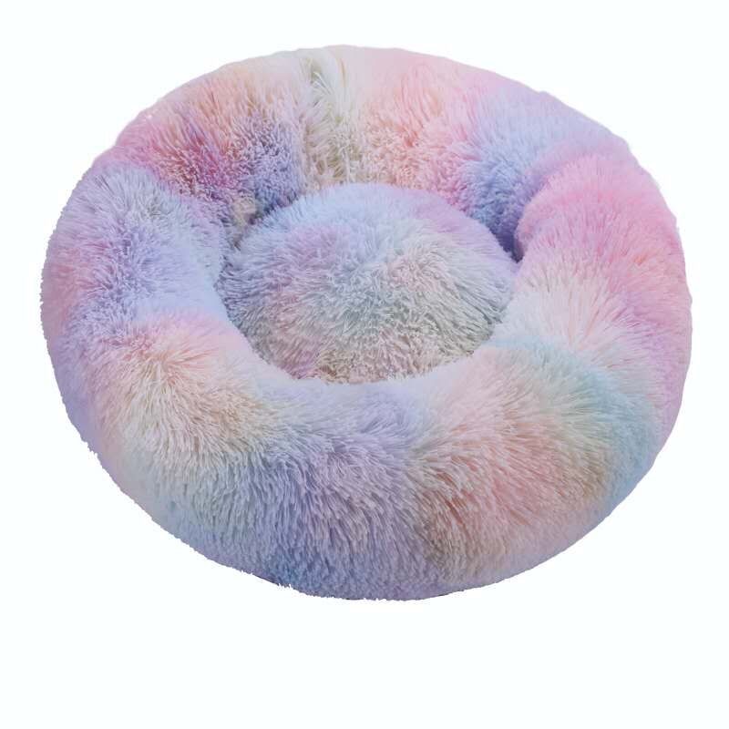 Round Pet Bed Plush Bedstead