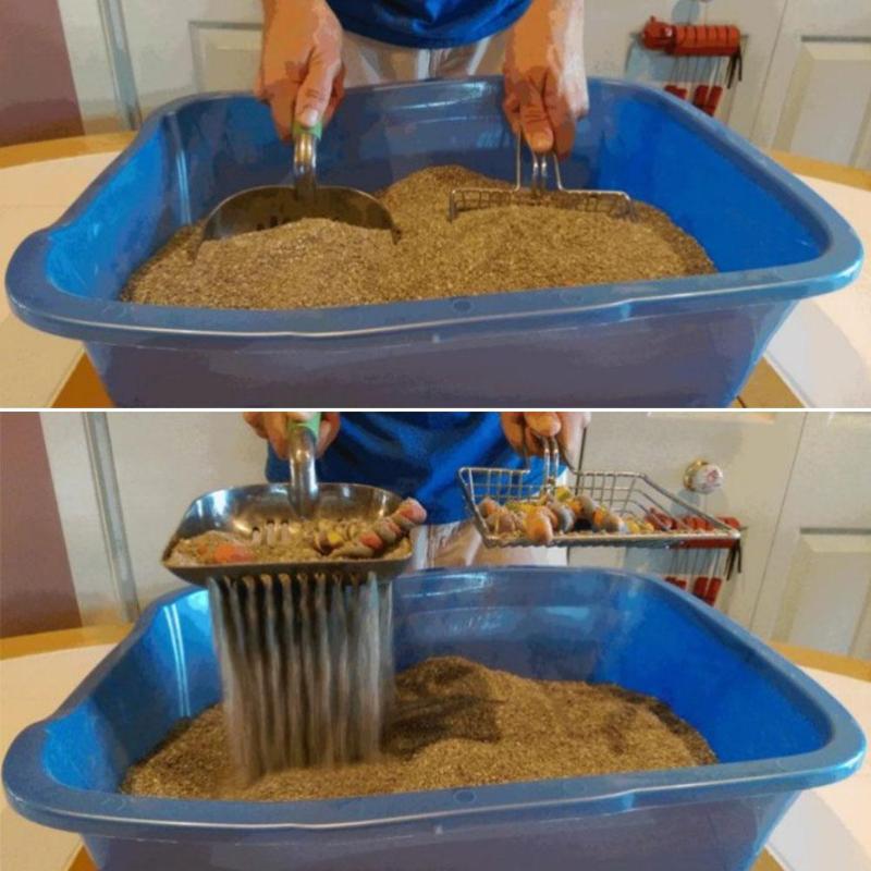 Metal Cat Litter Scoop Cleaning Shovel