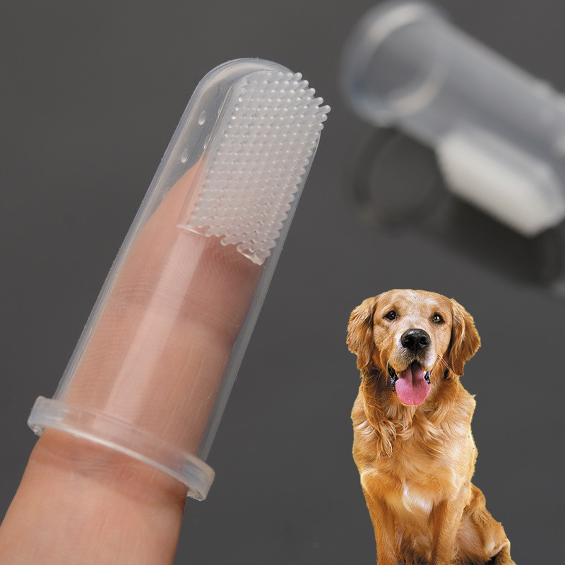 Dog Finger Toothbrush Pet Accessory