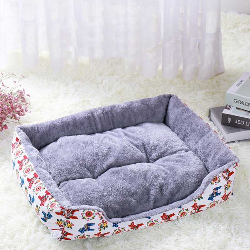 Calming Pet Bed Soft Plush Bed