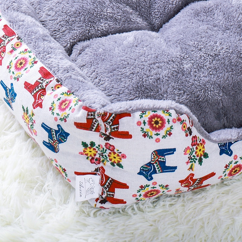 Calming Pet Bed Soft Plush Bed