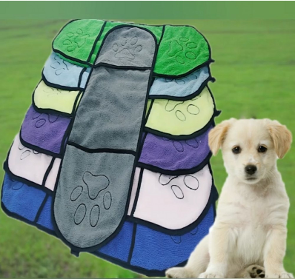 Dog Drying Towel Pet Absorbent Cloth